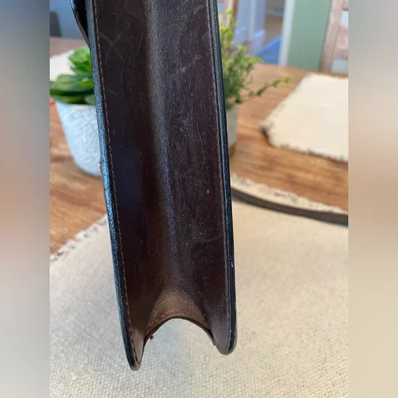 Gucci Chocolate Brown Suede Messenger Bag - Picture 9 of 16